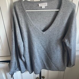 Velvet Heather Gray Knit Top